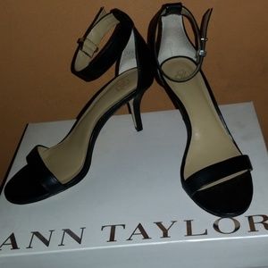 Ann Taylor ankle strap heels